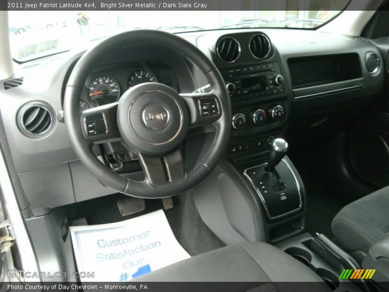 Bright Silver Metallic / Dark Slate Gray 2011 Jeep Patriot Latitude 4x4