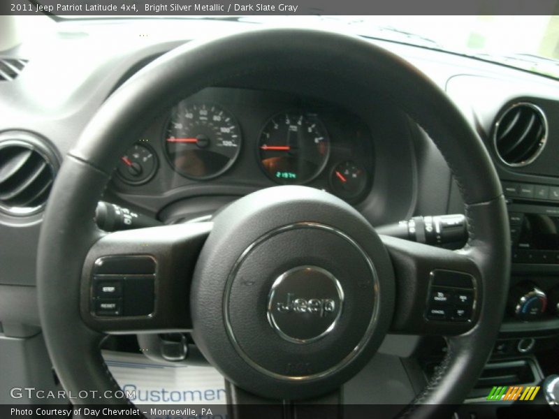 Bright Silver Metallic / Dark Slate Gray 2011 Jeep Patriot Latitude 4x4