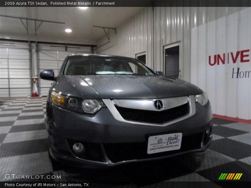 Polished Metal Metallic / Parchment 2009 Acura TSX Sedan