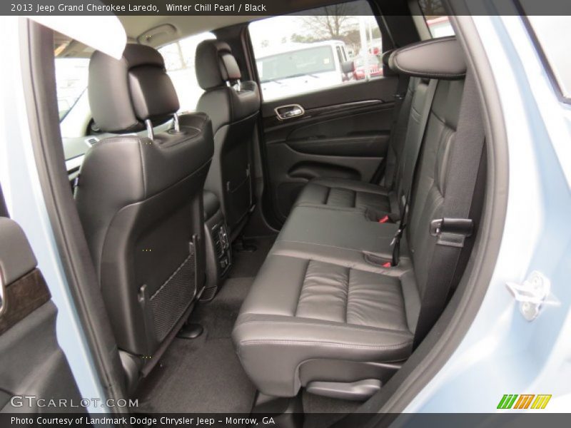 Winter Chill Pearl / Black 2013 Jeep Grand Cherokee Laredo