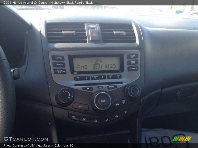 Nighthawk Black Pearl / Black 2006 Honda Accord LX Coupe