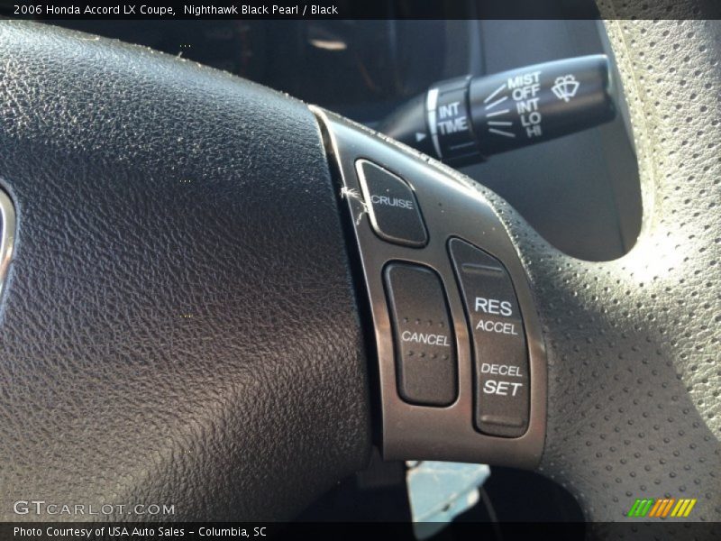 Nighthawk Black Pearl / Black 2006 Honda Accord LX Coupe
