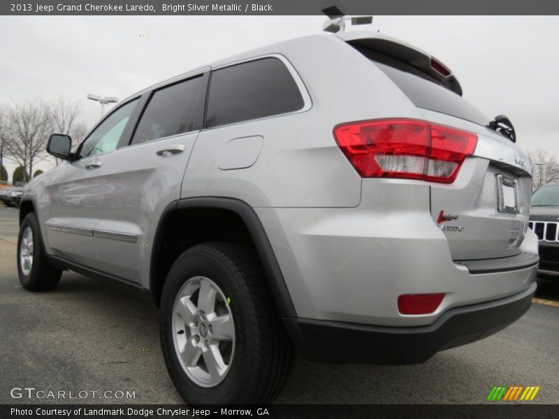 Bright Silver Metallic / Black 2013 Jeep Grand Cherokee Laredo