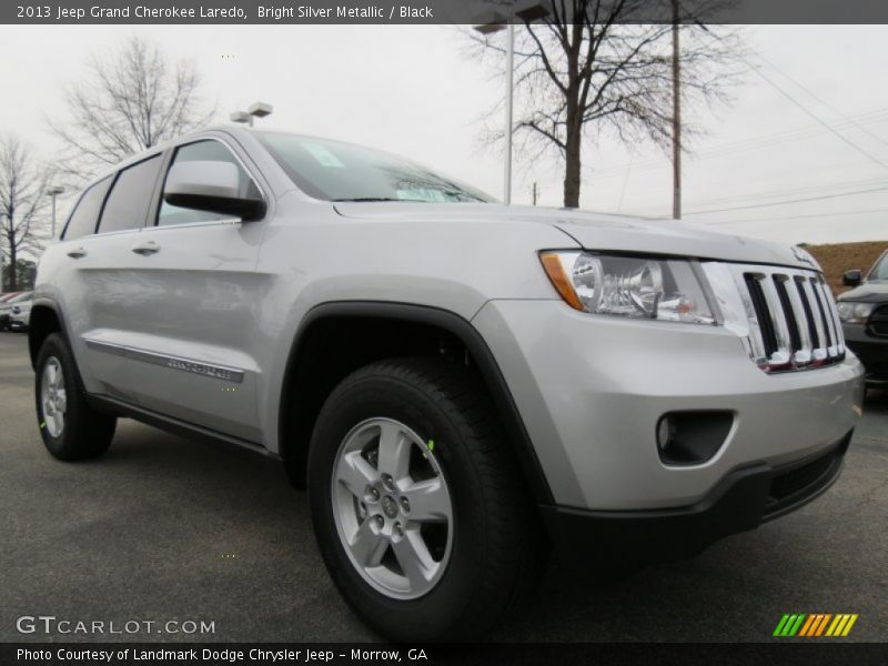 Bright Silver Metallic / Black 2013 Jeep Grand Cherokee Laredo