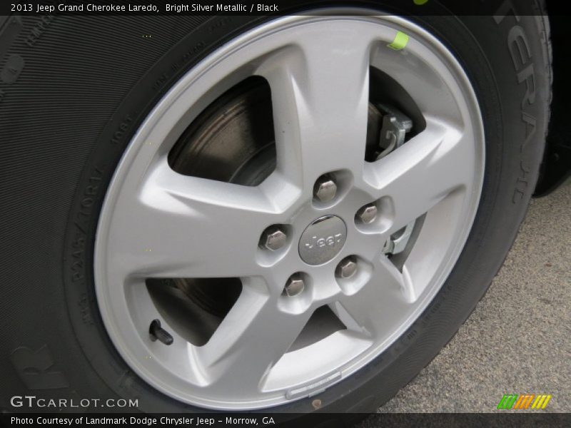 Bright Silver Metallic / Black 2013 Jeep Grand Cherokee Laredo