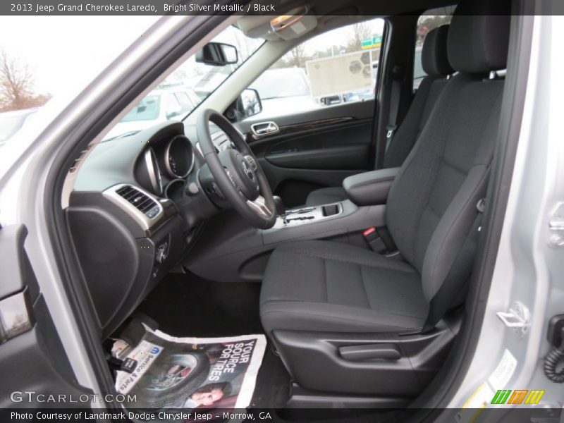 Bright Silver Metallic / Black 2013 Jeep Grand Cherokee Laredo