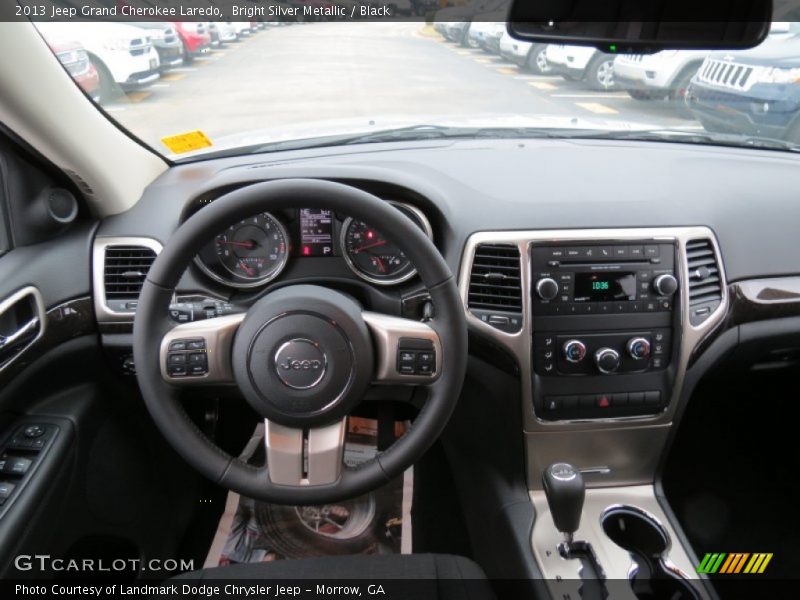Bright Silver Metallic / Black 2013 Jeep Grand Cherokee Laredo