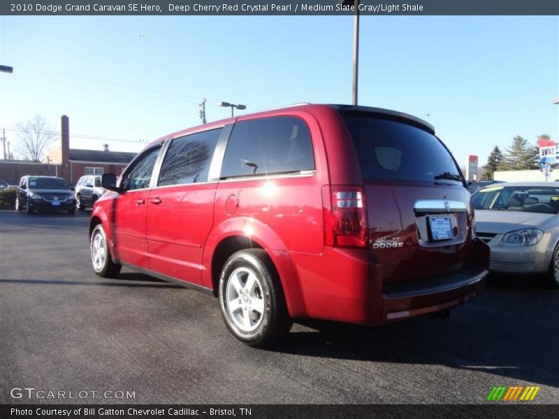 Deep Cherry Red Crystal Pearl / Medium Slate Gray/Light Shale 2010 Dodge Grand Caravan SE Hero