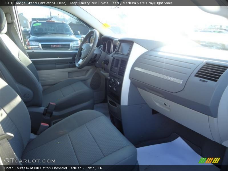 Deep Cherry Red Crystal Pearl / Medium Slate Gray/Light Shale 2010 Dodge Grand Caravan SE Hero