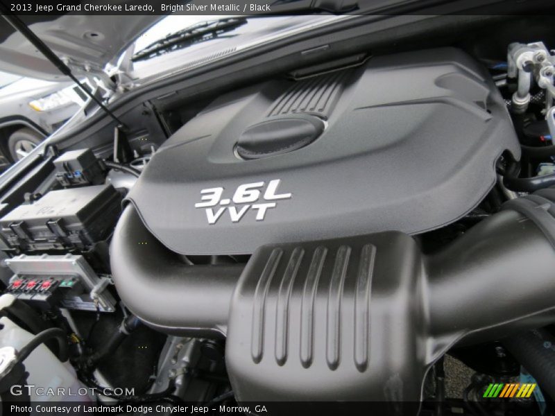 Bright Silver Metallic / Black 2013 Jeep Grand Cherokee Laredo