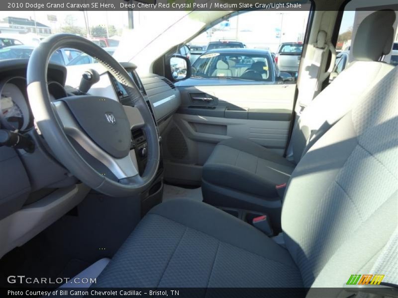 Deep Cherry Red Crystal Pearl / Medium Slate Gray/Light Shale 2010 Dodge Grand Caravan SE Hero