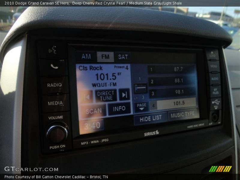 Deep Cherry Red Crystal Pearl / Medium Slate Gray/Light Shale 2010 Dodge Grand Caravan SE Hero