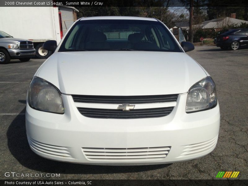 Summit White / Gray 2008 Chevrolet Cobalt LS Sedan