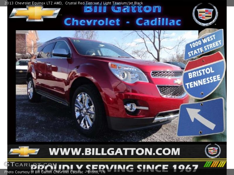 Crystal Red Tintcoat / Light Titanium/Jet Black 2013 Chevrolet Equinox LTZ AWD