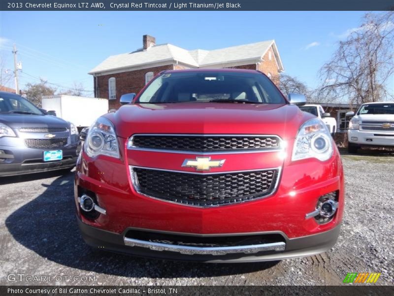 Crystal Red Tintcoat / Light Titanium/Jet Black 2013 Chevrolet Equinox LTZ AWD
