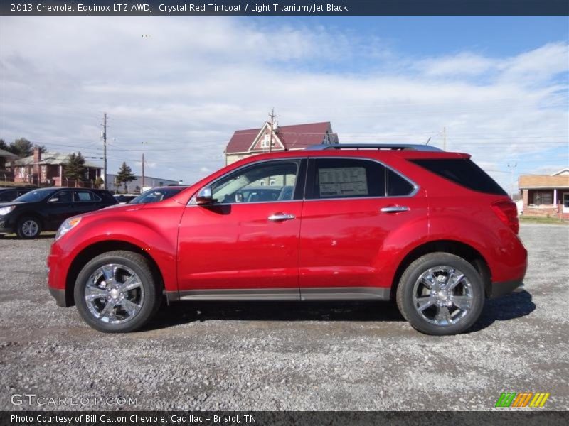 Crystal Red Tintcoat / Light Titanium/Jet Black 2013 Chevrolet Equinox LTZ AWD