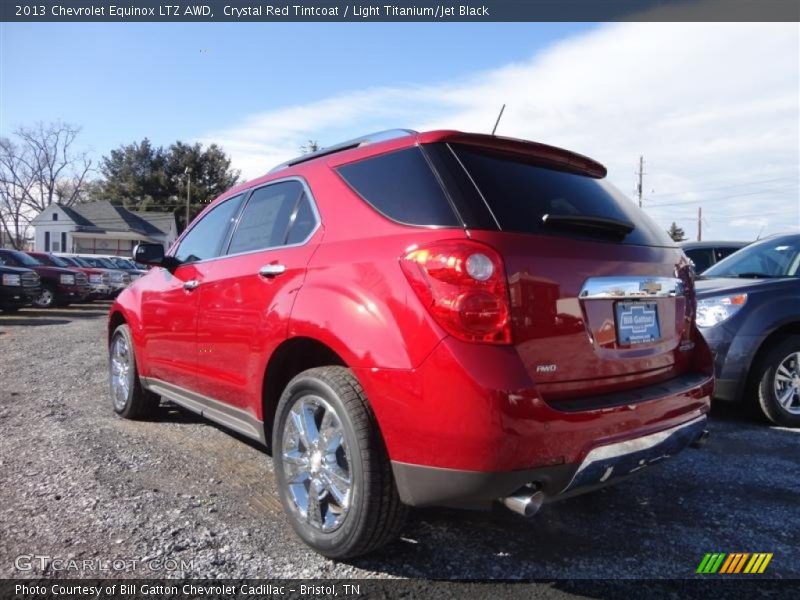 Crystal Red Tintcoat / Light Titanium/Jet Black 2013 Chevrolet Equinox LTZ AWD