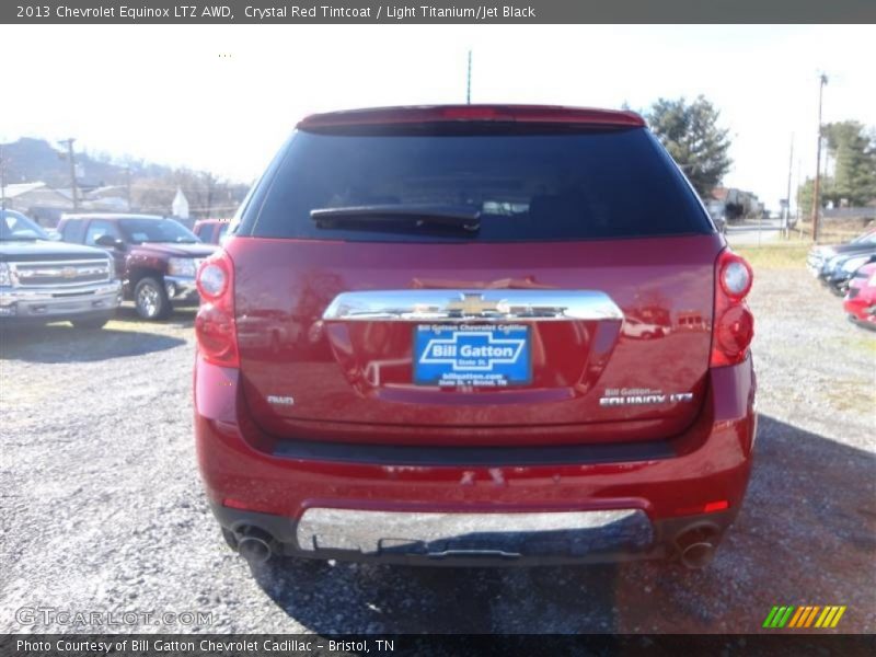 Crystal Red Tintcoat / Light Titanium/Jet Black 2013 Chevrolet Equinox LTZ AWD