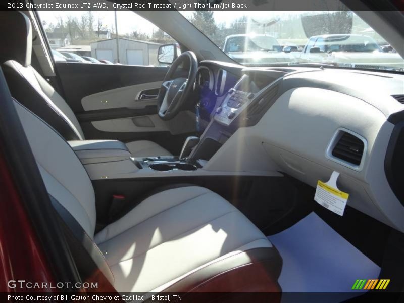 Crystal Red Tintcoat / Light Titanium/Jet Black 2013 Chevrolet Equinox LTZ AWD