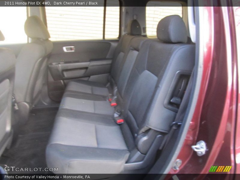 Dark Cherry Pearl / Black 2011 Honda Pilot EX 4WD