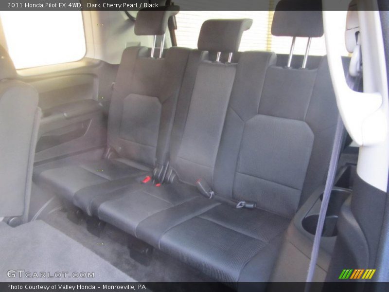 Dark Cherry Pearl / Black 2011 Honda Pilot EX 4WD