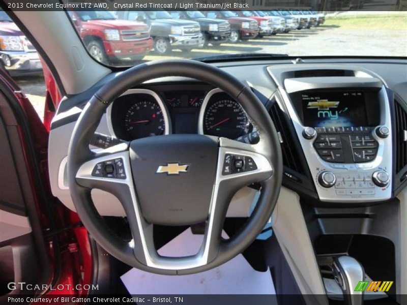 Crystal Red Tintcoat / Light Titanium/Jet Black 2013 Chevrolet Equinox LTZ AWD