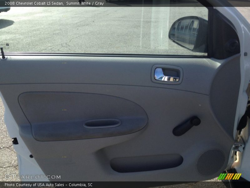 Summit White / Gray 2008 Chevrolet Cobalt LS Sedan