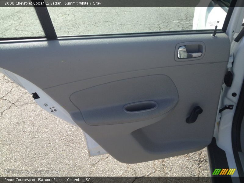 Summit White / Gray 2008 Chevrolet Cobalt LS Sedan