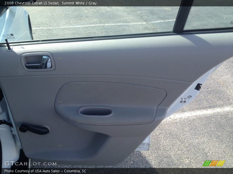 Summit White / Gray 2008 Chevrolet Cobalt LS Sedan
