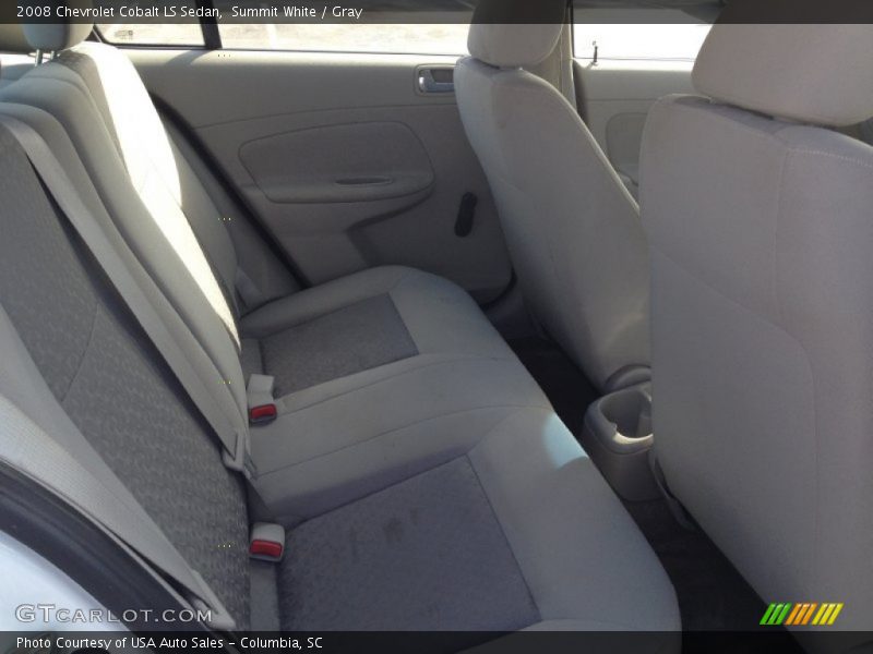 Summit White / Gray 2008 Chevrolet Cobalt LS Sedan