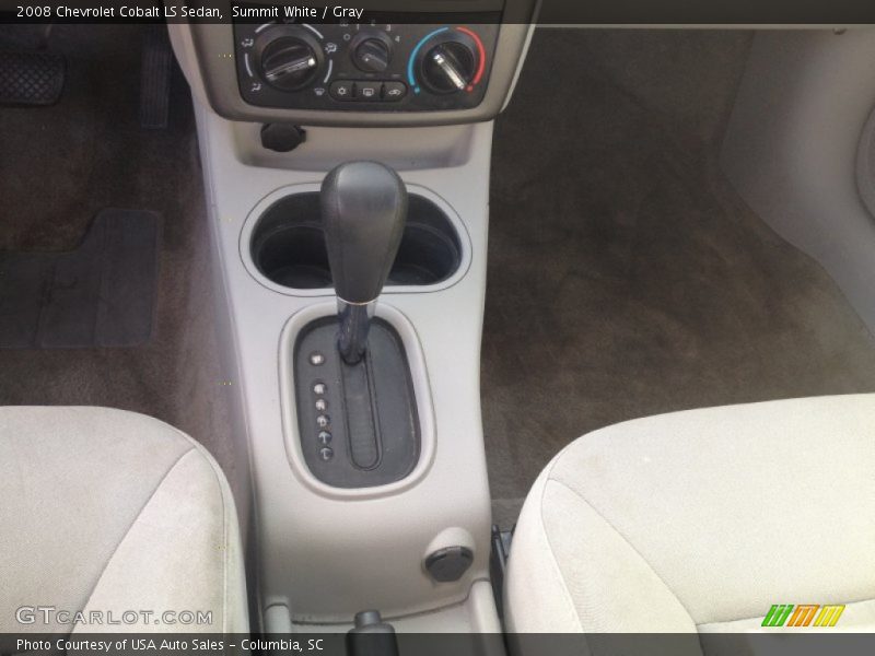 Summit White / Gray 2008 Chevrolet Cobalt LS Sedan