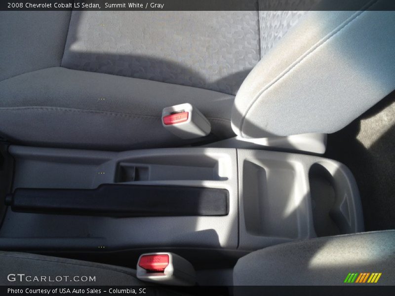 Summit White / Gray 2008 Chevrolet Cobalt LS Sedan