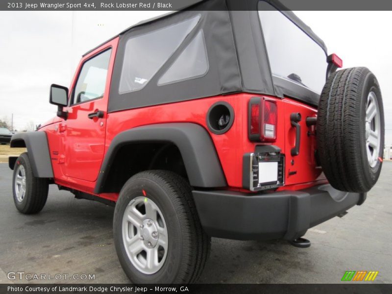 Rock Lobster Red / Black 2013 Jeep Wrangler Sport 4x4