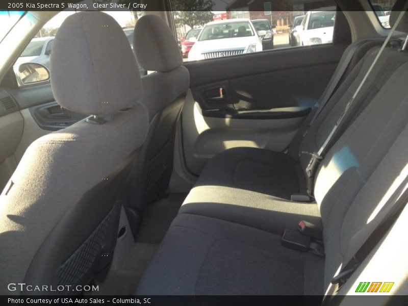 Clear Silver / Gray 2005 Kia Spectra 5 Wagon