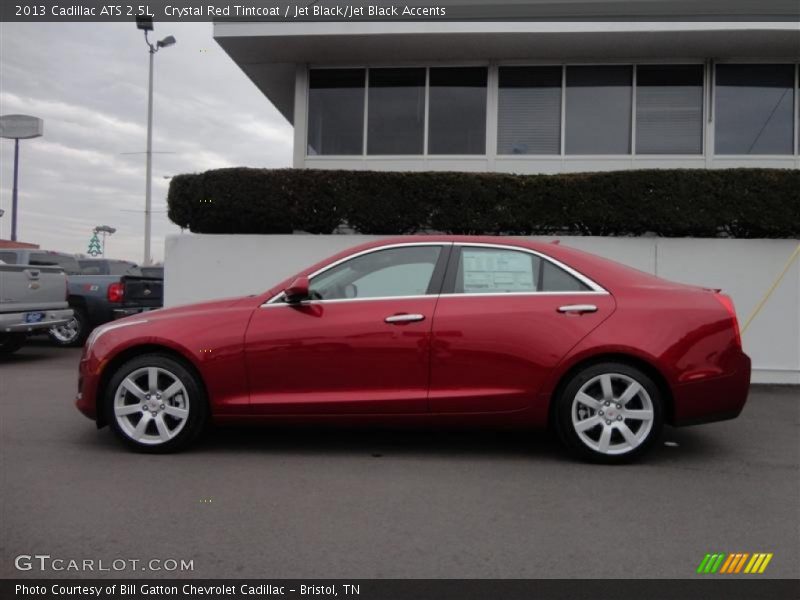Crystal Red Tintcoat / Jet Black/Jet Black Accents 2013 Cadillac ATS 2.5L