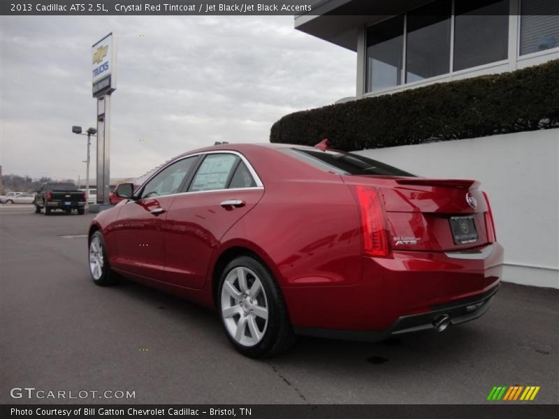 Crystal Red Tintcoat / Jet Black/Jet Black Accents 2013 Cadillac ATS 2.5L
