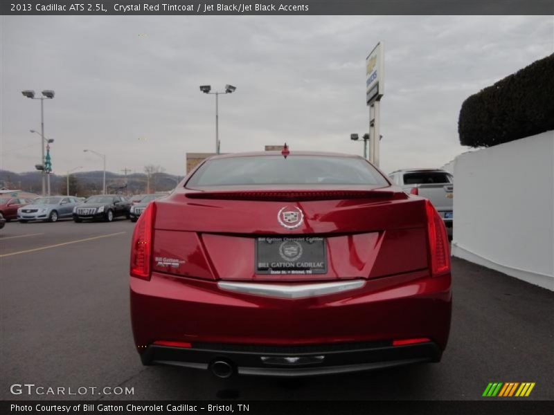 Crystal Red Tintcoat / Jet Black/Jet Black Accents 2013 Cadillac ATS 2.5L