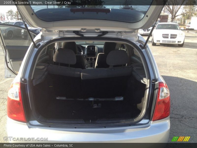 Clear Silver / Gray 2005 Kia Spectra 5 Wagon