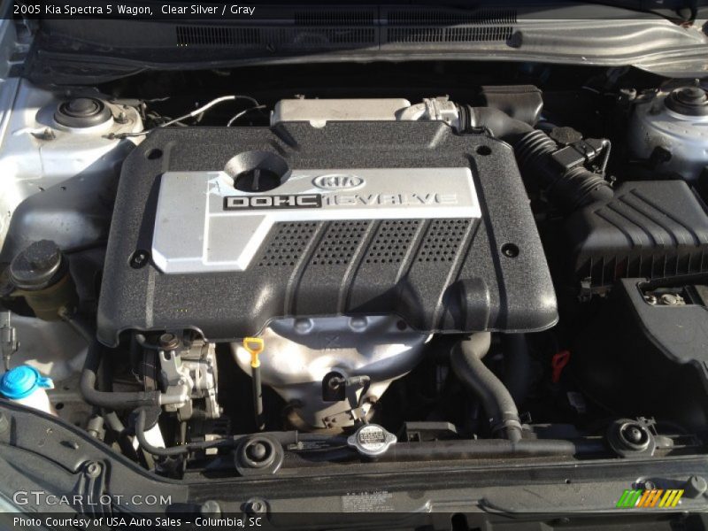  2005 Spectra 5 Wagon Engine - 2.0 Liter DOHC 16 Valve 4 Cylinder