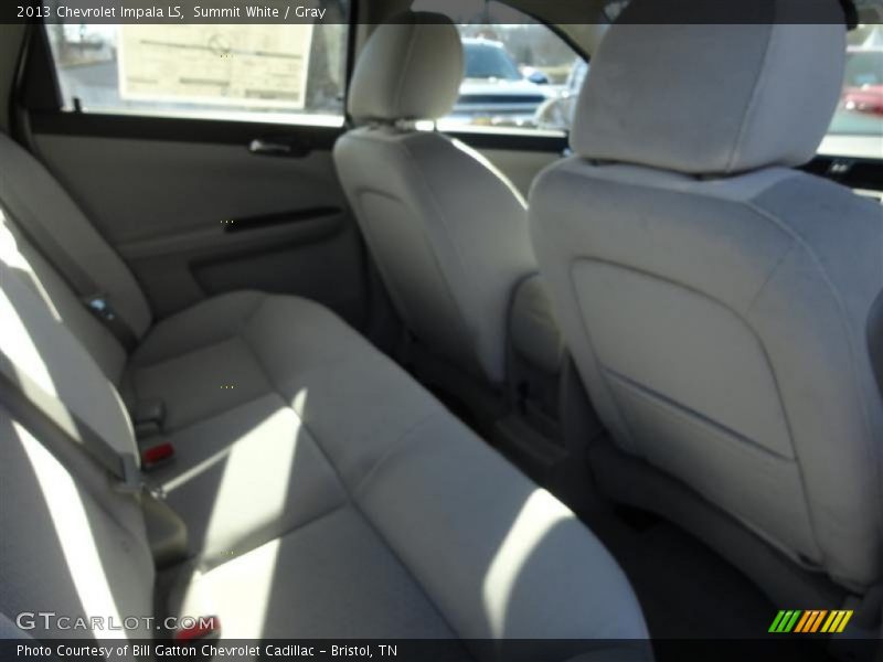 Summit White / Gray 2013 Chevrolet Impala LS