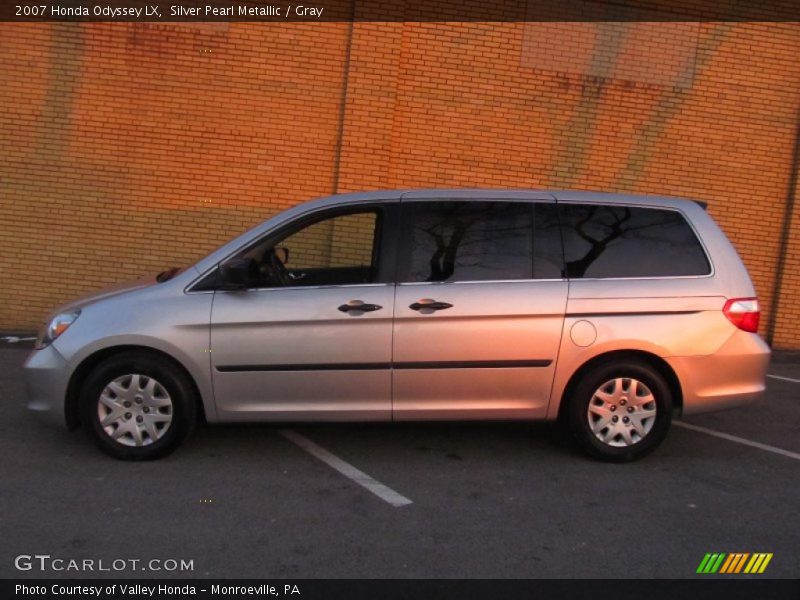Silver Pearl Metallic / Gray 2007 Honda Odyssey LX
