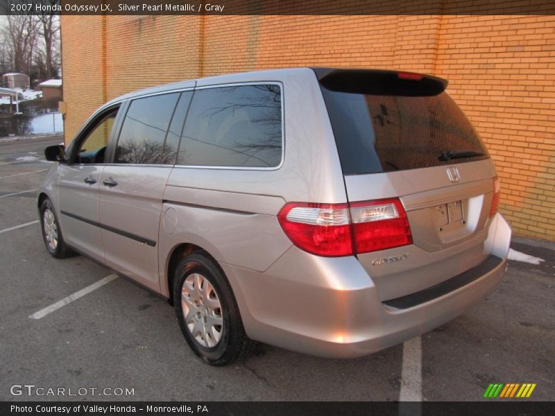 Silver Pearl Metallic / Gray 2007 Honda Odyssey LX