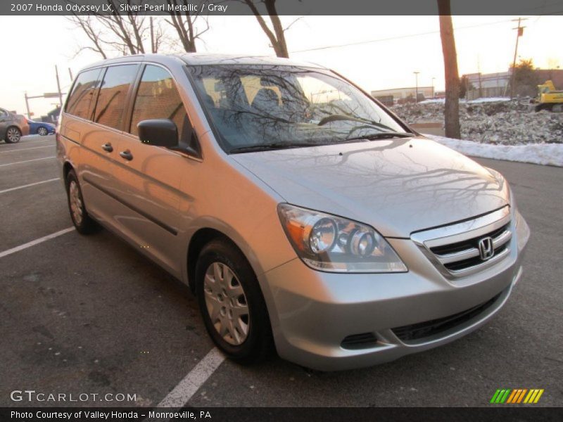Silver Pearl Metallic / Gray 2007 Honda Odyssey LX