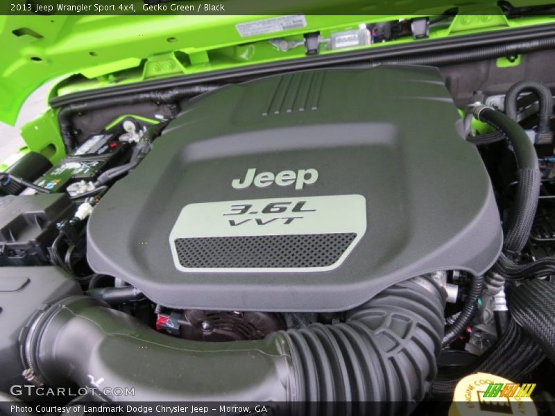 Gecko Green / Black 2013 Jeep Wrangler Sport 4x4