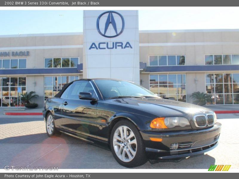 Jet Black / Black 2002 BMW 3 Series 330i Convertible