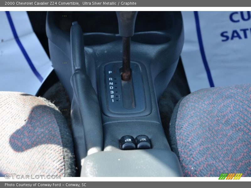 Ultra Silver Metallic / Graphite 2000 Chevrolet Cavalier Z24 Convertible