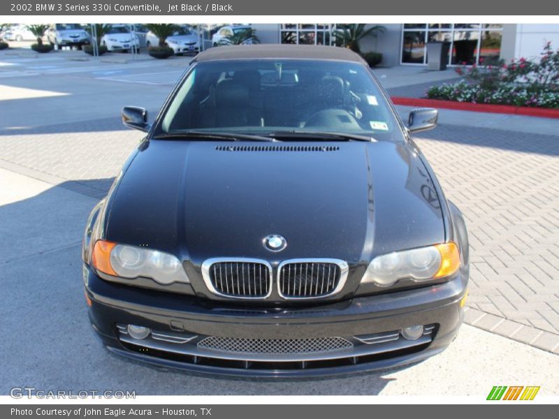 Jet Black / Black 2002 BMW 3 Series 330i Convertible