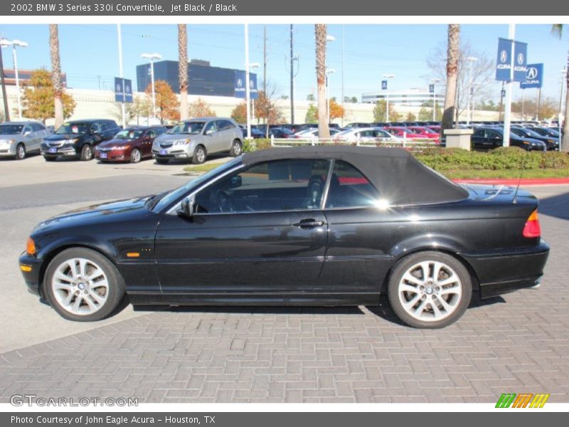 Jet Black / Black 2002 BMW 3 Series 330i Convertible