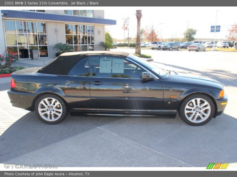 Jet Black / Black 2002 BMW 3 Series 330i Convertible