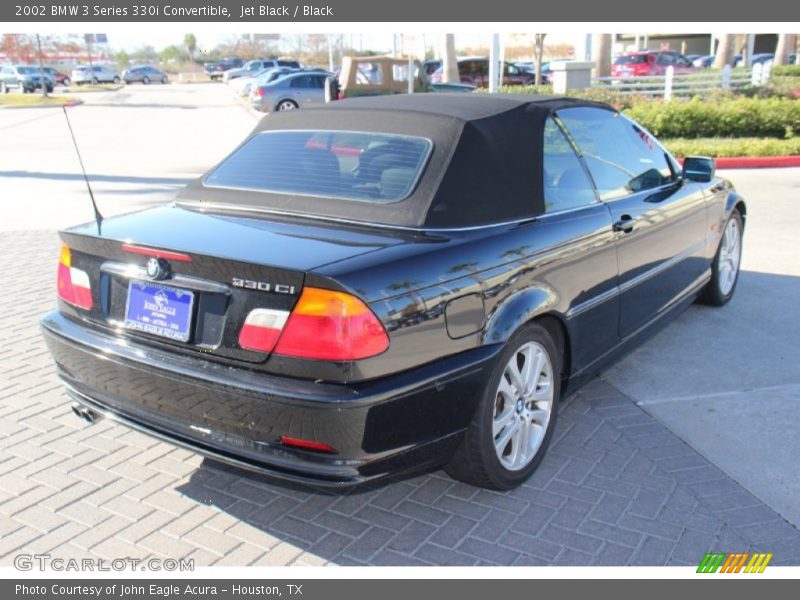 Jet Black / Black 2002 BMW 3 Series 330i Convertible